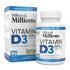 Millions & Millions - Vitamin D3 1,000iu - 90 Tablets