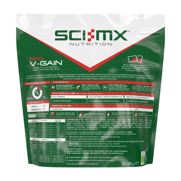 Sci-Mx V-GAIN - Strawberry - 2.2kg