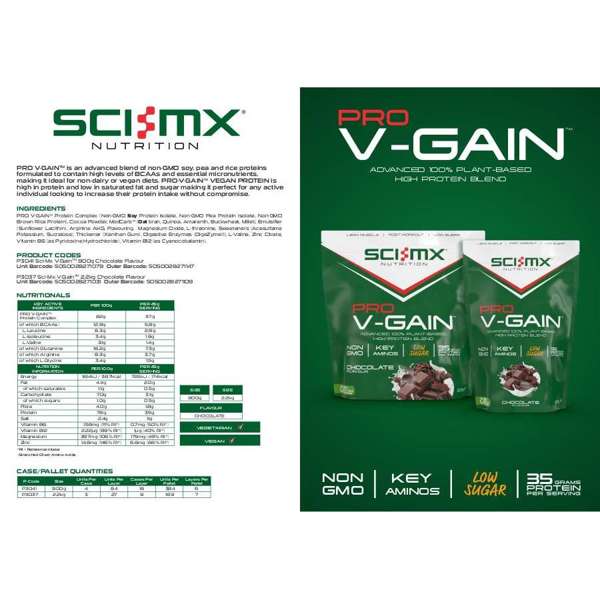 Sci-Mx V-GAIN - Chocolate - 900g