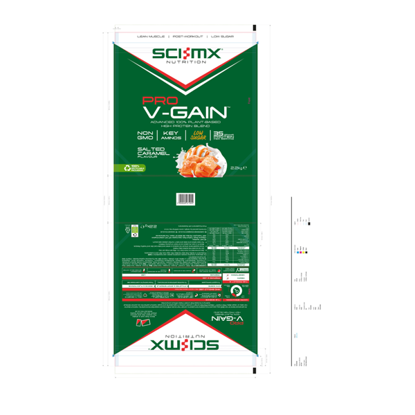 Sci-Mx V-GAIN - Salted Caramel - 2.2kg