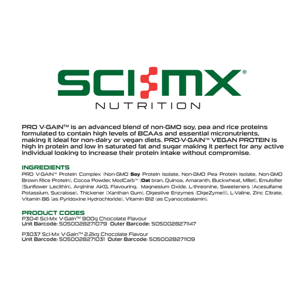 Sci-Mx V-GAIN - Chocolate - 900g