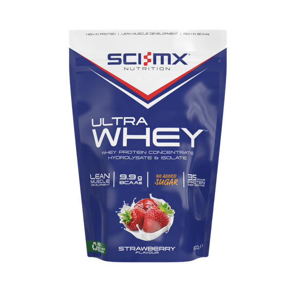 Sci-Mx Ultra Whey - Strawberry - 800g