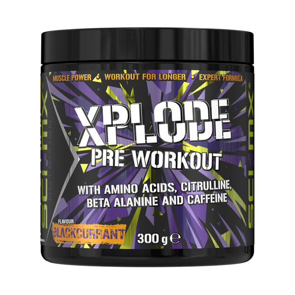 Sci-Mx XPLODE Pre-Workout - Blackcurrant - 300g