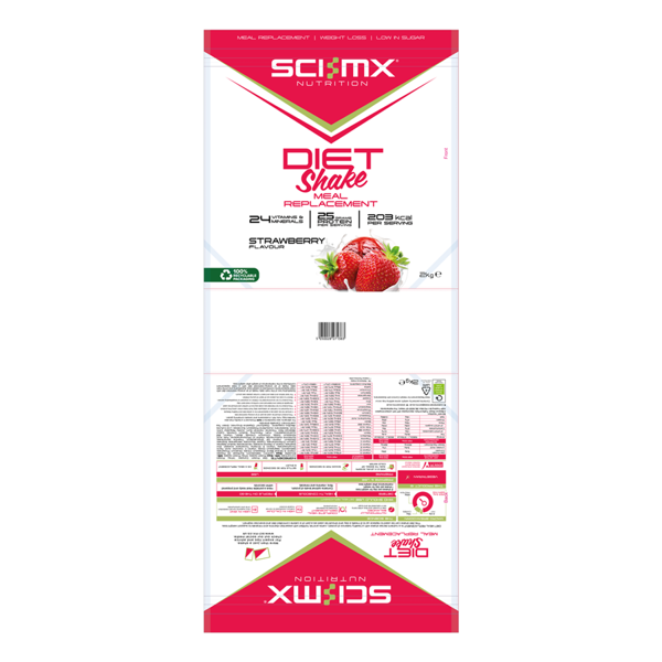 Sci-Mx Diet Meal Shake Replacement - Strawberry - 2kg