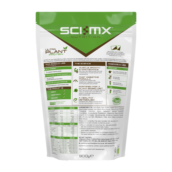 Sci-Mx Ultra Plant - Salted Caramel Peanut - 900g