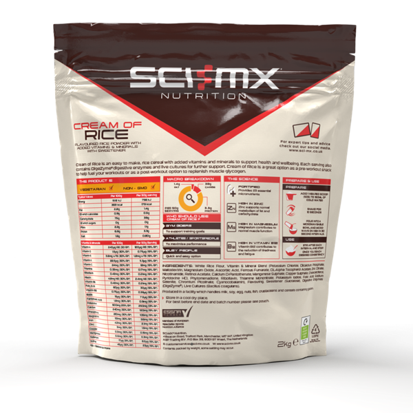 Sci-MX Cream of Rice - 2kg