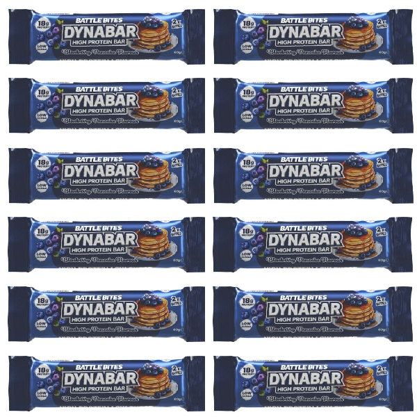 Battle Bites Dynabar Blueberry Pancake 60g - Price per box of 12