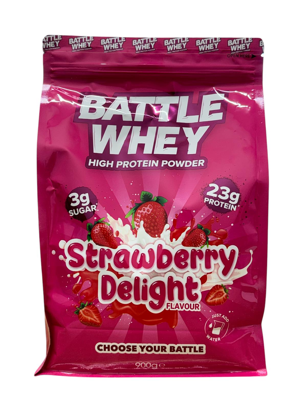 Battle Snacks Battle Whey Strawberry Delight 900g