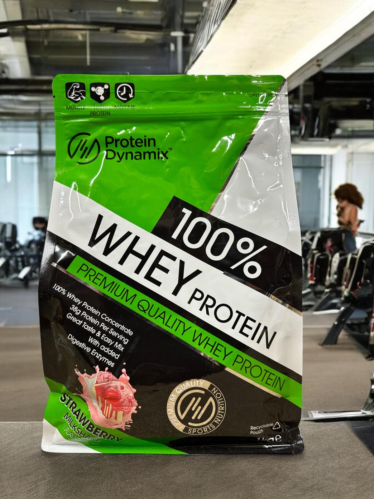 Protein Dynamix 100% Whey Protein - Strawberry Milkshake, 1kg