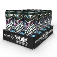 Sci-Mx X-Plode Pre-Workout Cans - Atomic Passion (12 x 330ml)