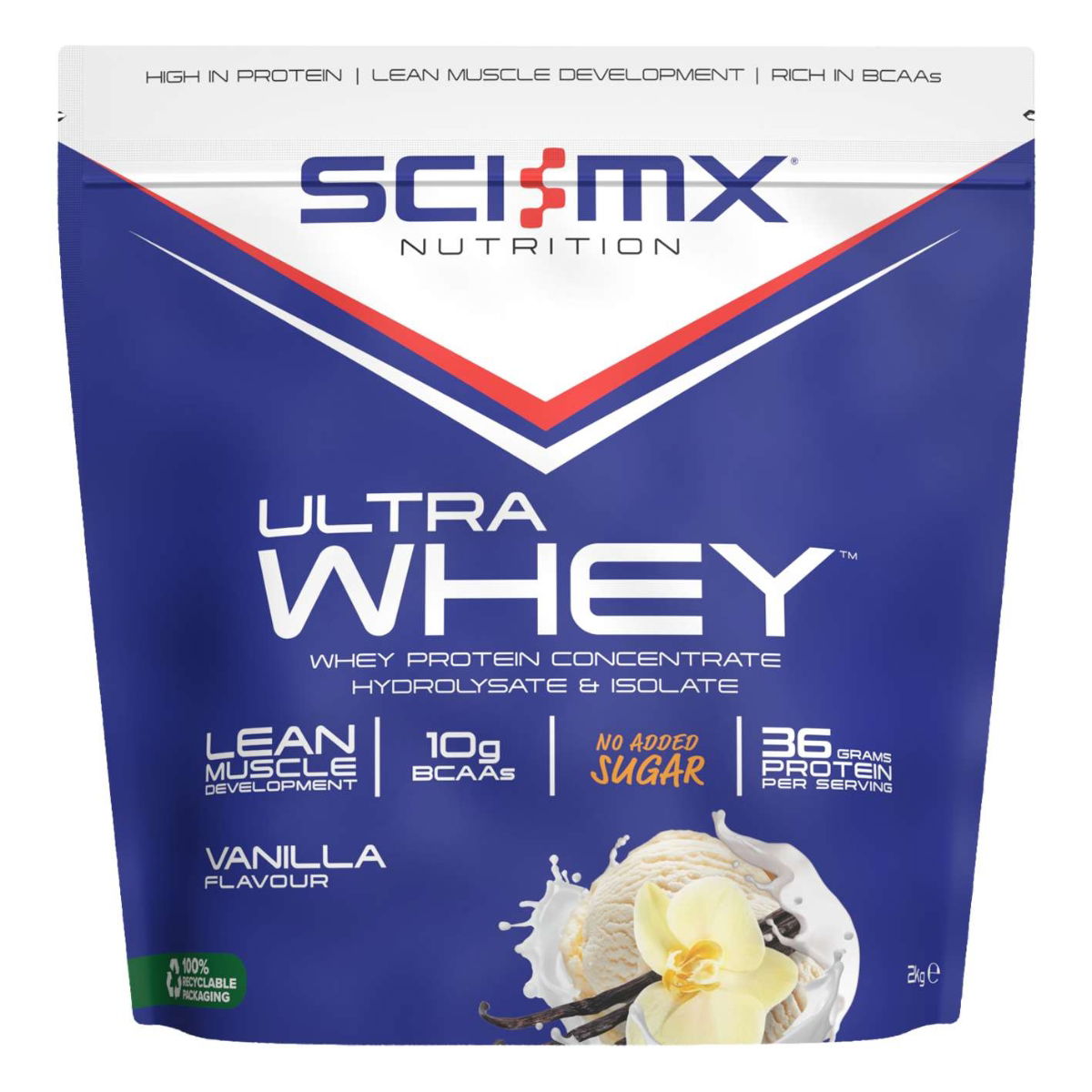 SCI-MX Ultra Whey Vanilla 2kg